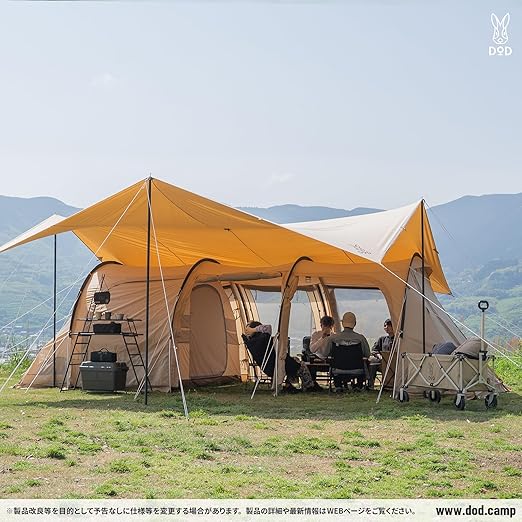 DOD カマボコテント３ M 使用例写真