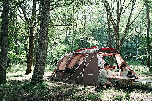 Snow Peak ランドロックテント　使用例写真